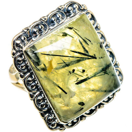 Prehnite Rings handcrafted by Ana Silver Co - RING94718