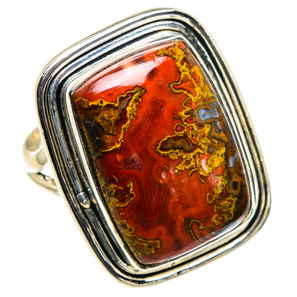 Morocco Agate Rings handcrafted by Ana Silver Co - RING94727