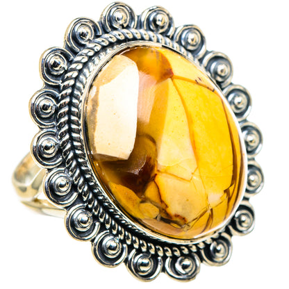 Brecciated Mookaite Rings handcrafted by Ana Silver Co - RING94737