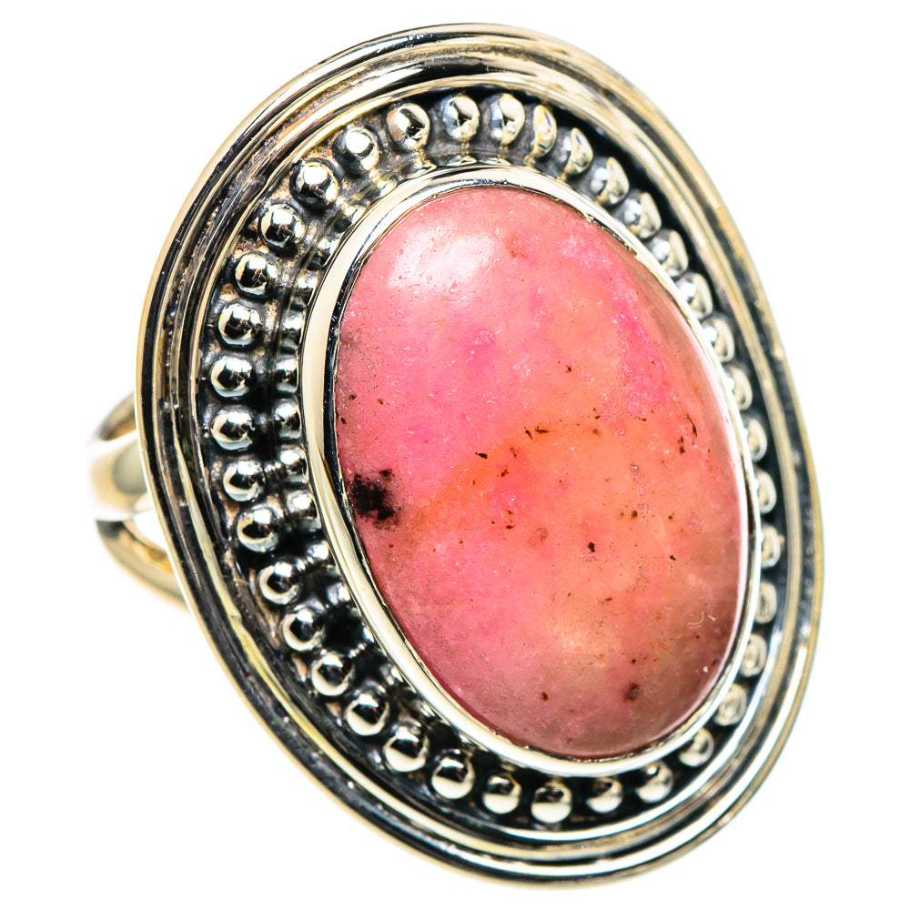 Rhodonite Rings handcrafted by Ana Silver Co - RING94738