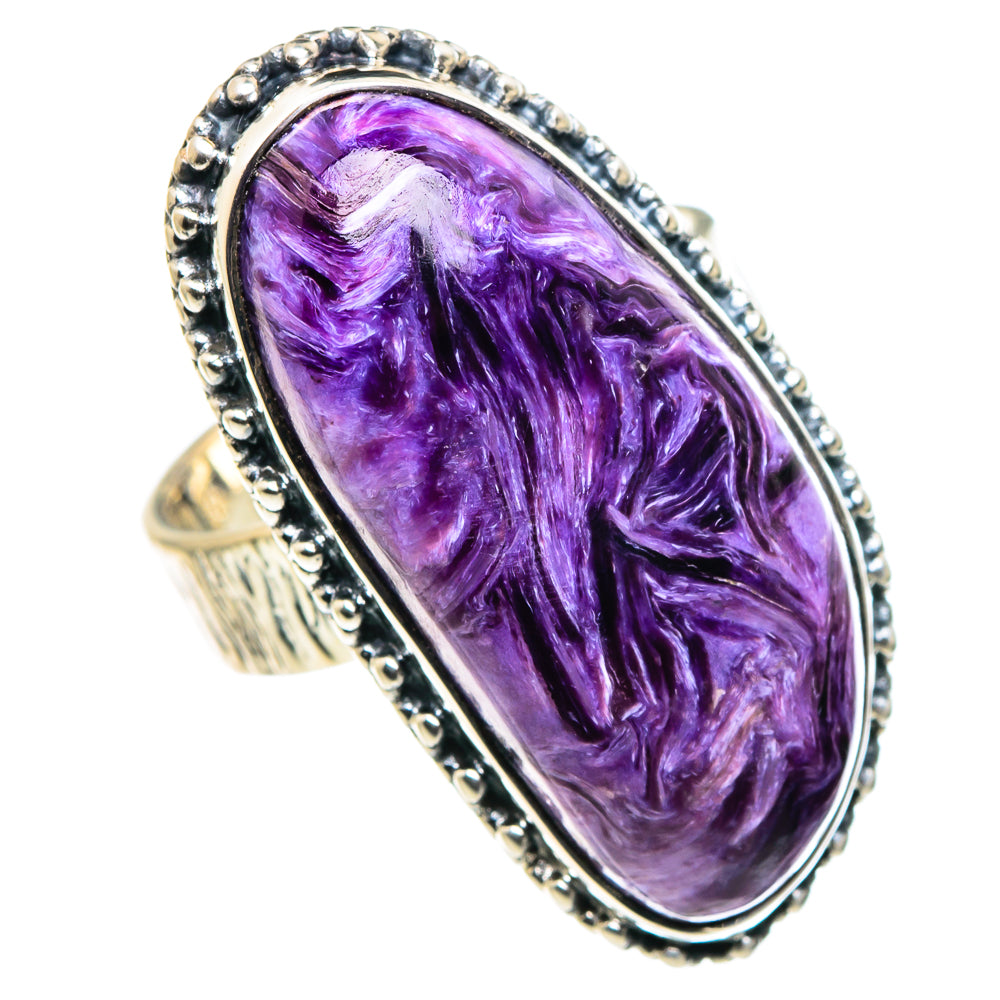 Charoite Rings handcrafted by Ana Silver Co - RING94747
