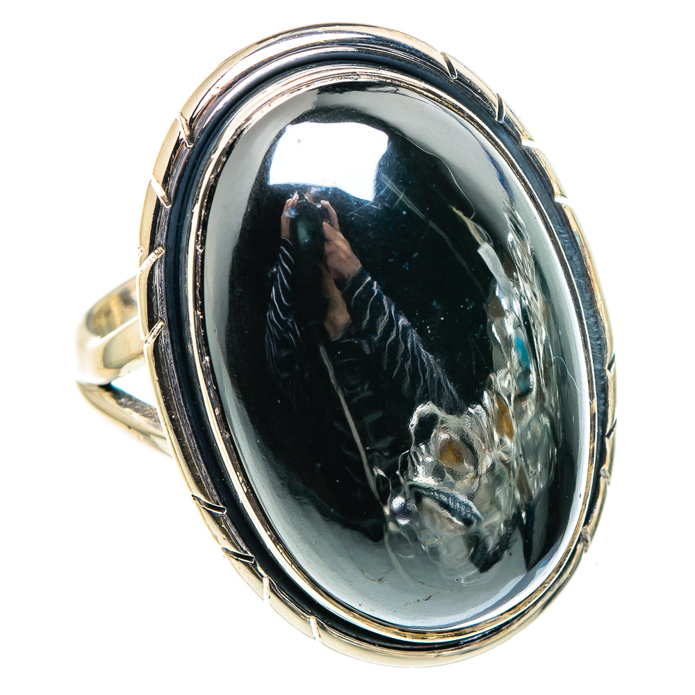 Hematite Rings handcrafted by Ana Silver Co - RING94758
