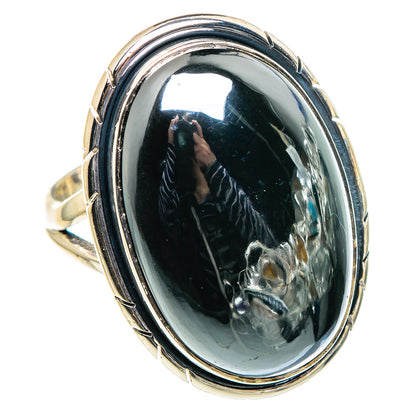 Hematite Rings handcrafted by Ana Silver Co - RING94758