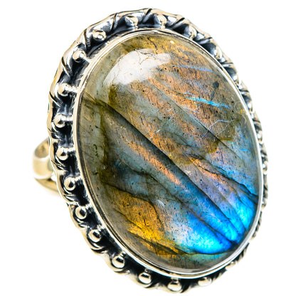 Labradorite Rings handcrafted by Ana Silver Co - RING94761
