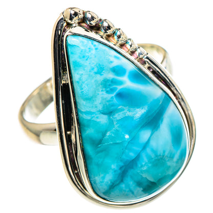 Larimar Rings handcrafted by Ana Silver Co - RING94762