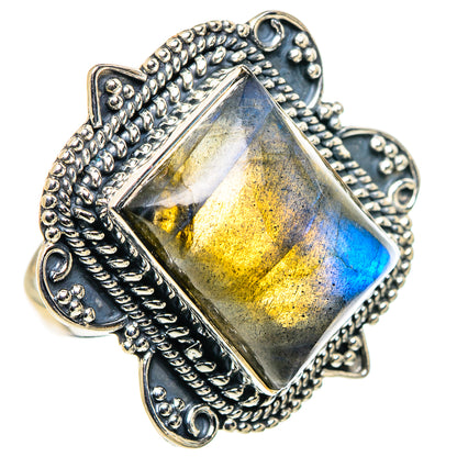 Labradorite Rings handcrafted by Ana Silver Co - RING94763