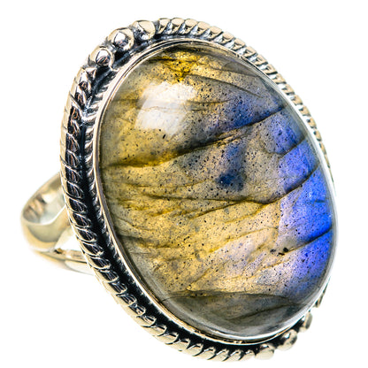 Labradorite Rings handcrafted by Ana Silver Co - RING94765