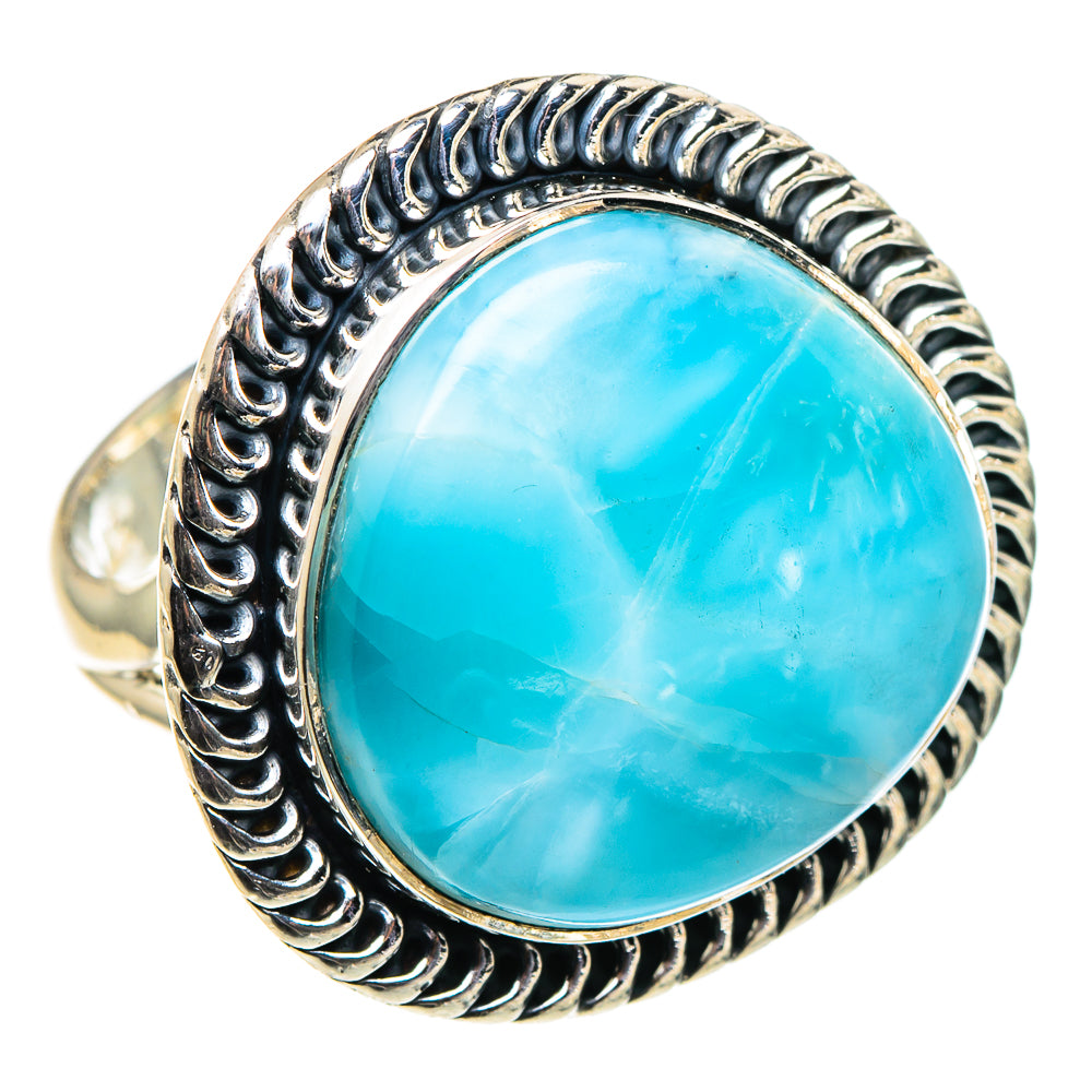Larimar Rings handcrafted by Ana Silver Co - RING94766