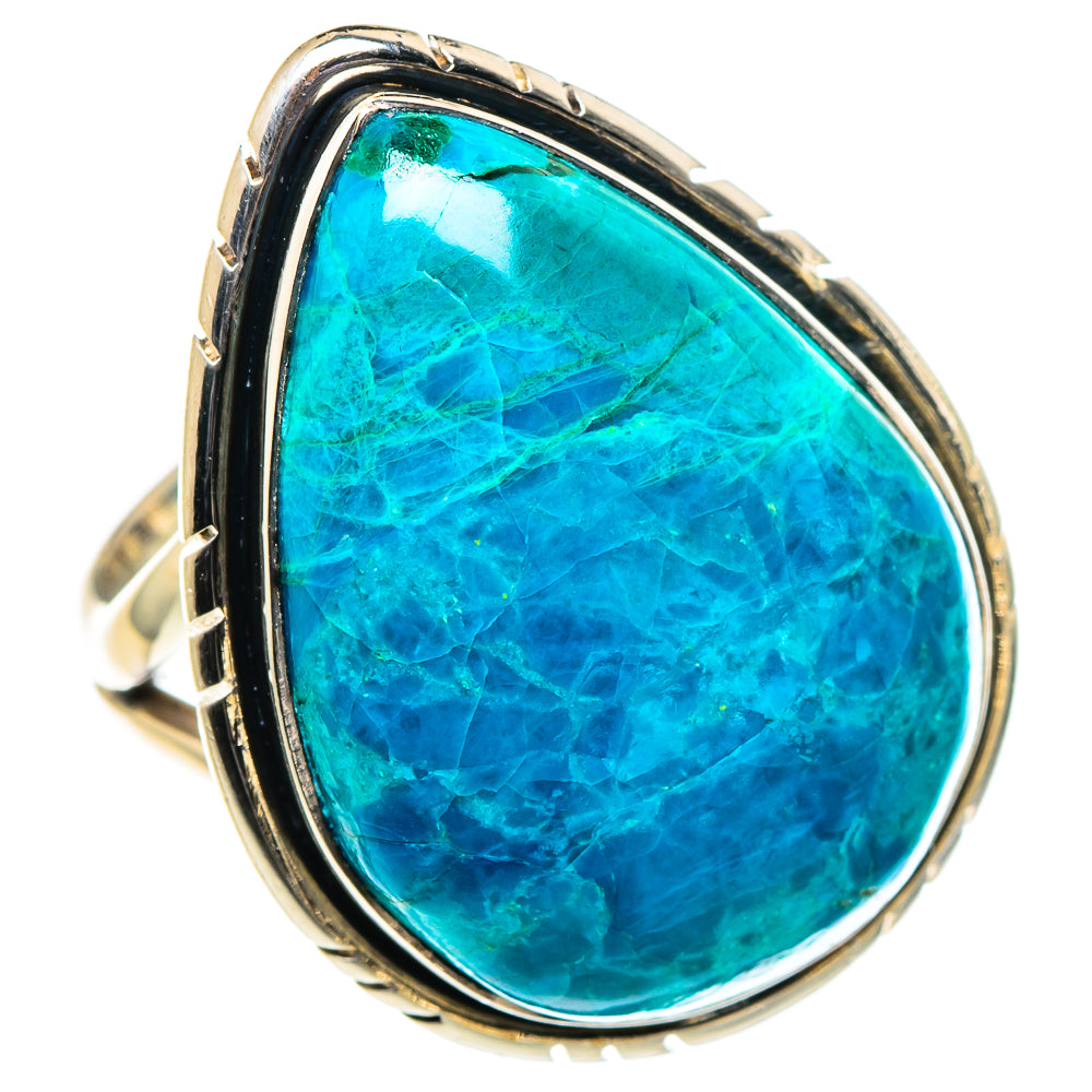 Chrysocolla Rings handcrafted by Ana Silver Co - RING94767