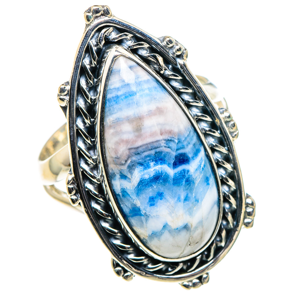 Blue Scheelite Rings handcrafted by Ana Silver Co - RING94769
