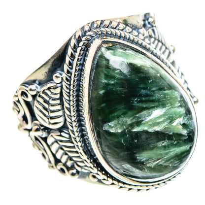 Seraphinite Rings handcrafted by Ana Silver Co - RING94776