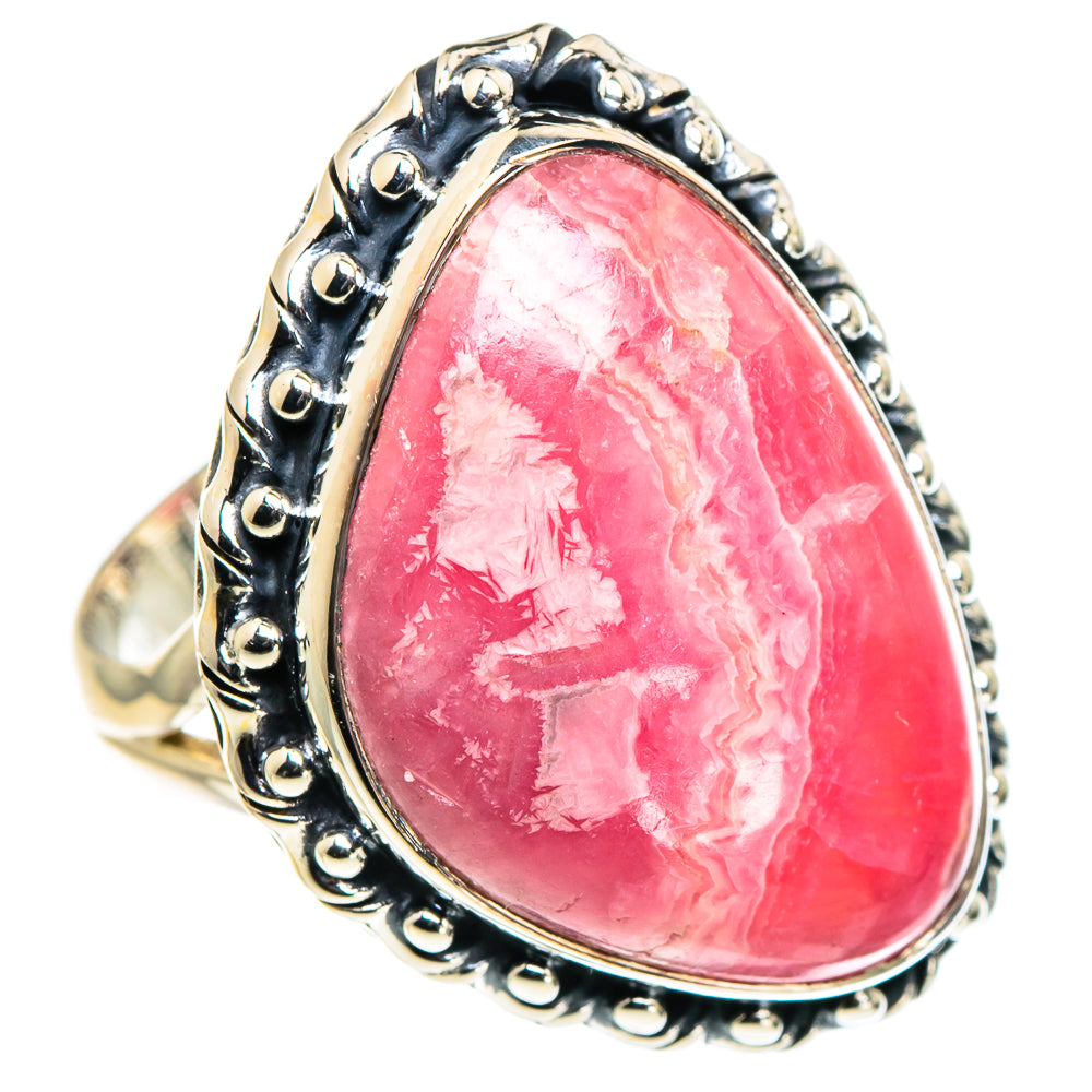 Rhodochrosite Rings handcrafted by Ana Silver Co - RING94799