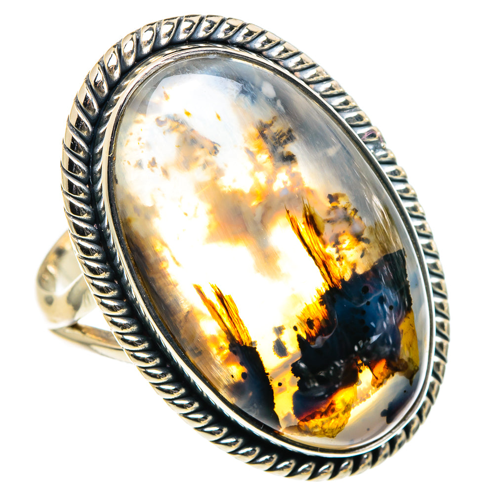 Montana Agate Rings handcrafted by Ana Silver Co - RING94811