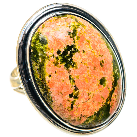 Unakite Rings handcrafted by Ana Silver Co - RING94814
