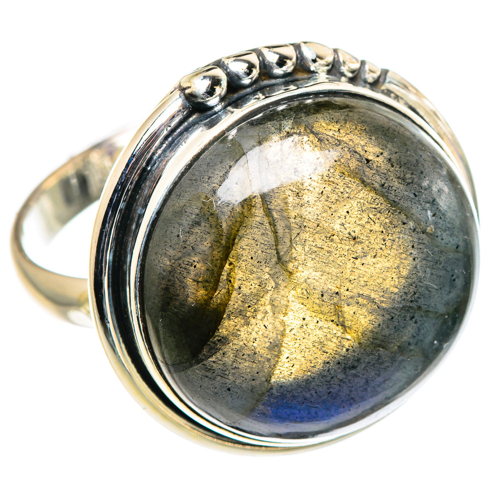 Labradorite Rings handcrafted by Ana Silver Co - RING94820