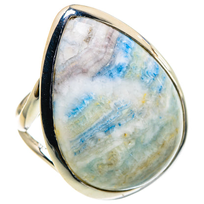 Blue Scheelite Rings handcrafted by Ana Silver Co - RING94824