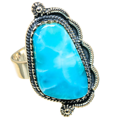 Larimar Rings handcrafted by Ana Silver Co - RING94826