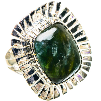 Seraphinite Rings handcrafted by Ana Silver Co - RING94831 - Photo 2