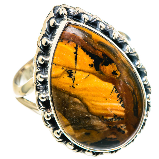 Picture Jasper Rings handcrafted by Ana Silver Co - RING94838