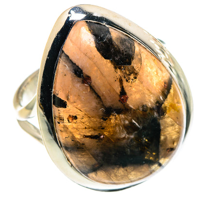 Chiastolite Rings handcrafted by Ana Silver Co - RING94840 - Photo 2
