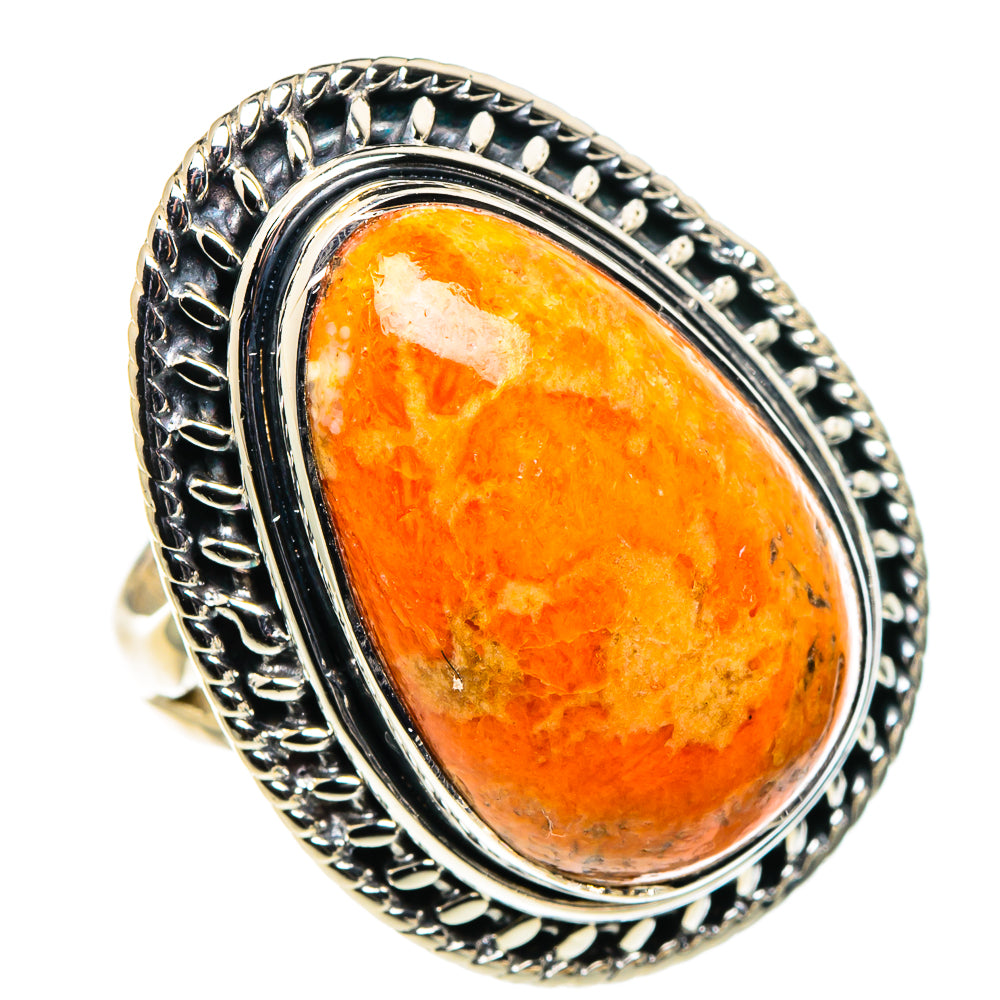Sponge Coral Rings handcrafted by Ana Silver Co - RING94844 - Photo 2