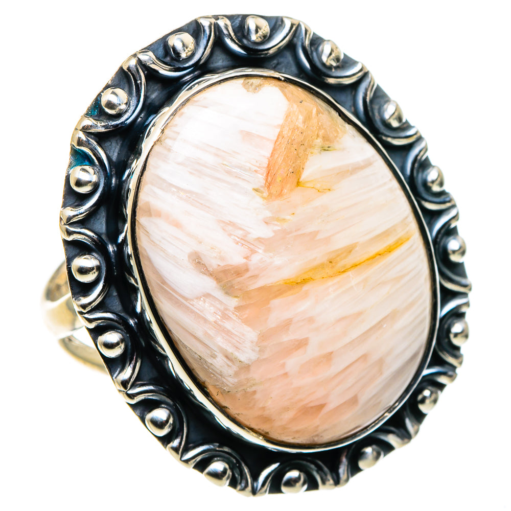 Scolecite Rings handcrafted by Ana Silver Co - RING94846