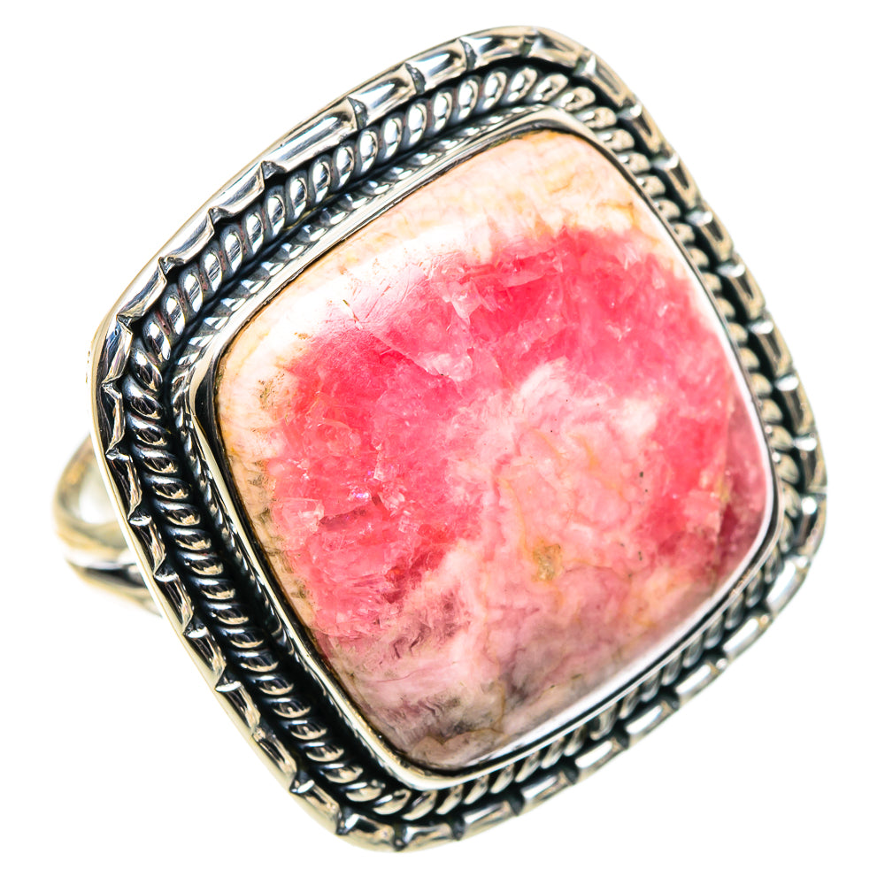 Rhodochrosite Rings handcrafted by Ana Silver Co - RING94847