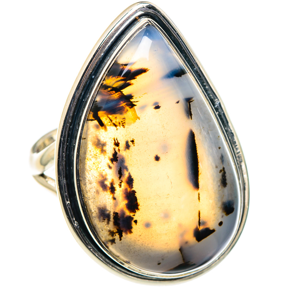 Dendritic Opal Rings handcrafted by Ana Silver Co - RING94854
