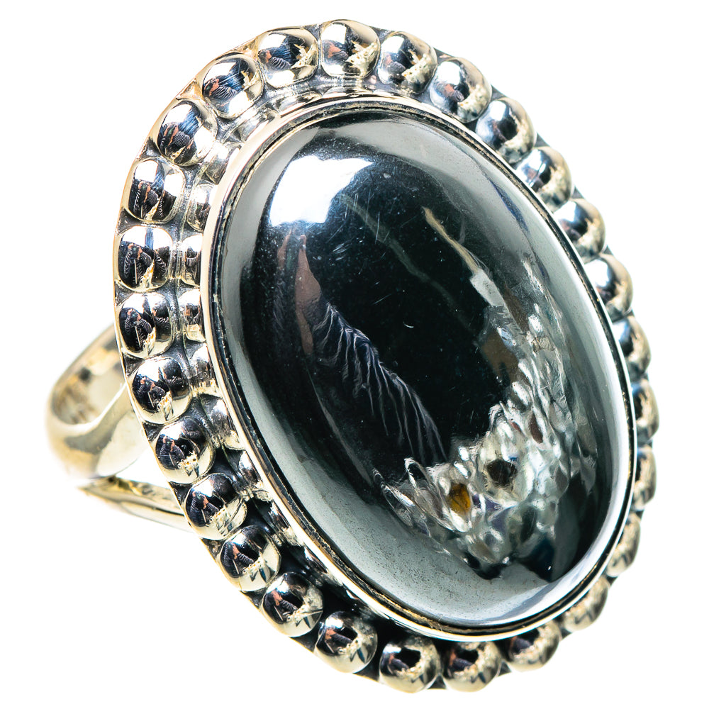 Hematite Rings handcrafted by Ana Silver Co - RING94860 - Photo 2