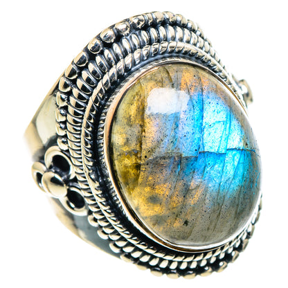 Labradorite Rings handcrafted by Ana Silver Co - RING94863