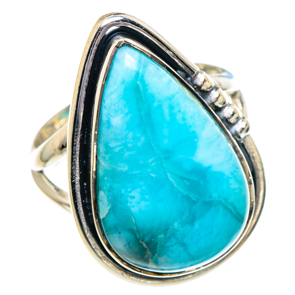 Larimar Rings handcrafted by Ana Silver Co - RING94867