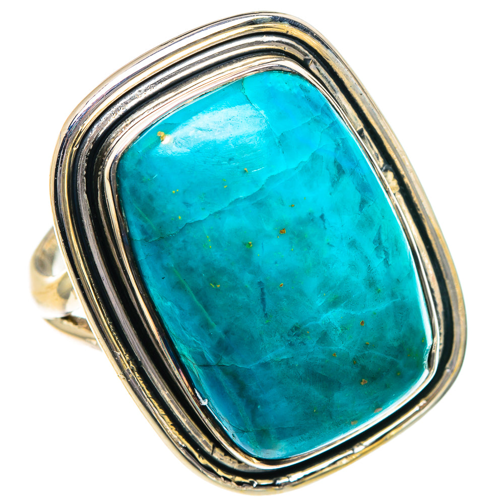 Chrysocolla Rings handcrafted by Ana Silver Co - RING94869
