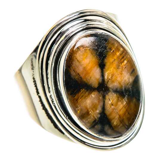 Chiastolite Rings handcrafted by Ana Silver Co - RING94873