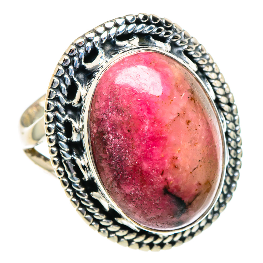 Rhodonite Rings handcrafted by Ana Silver Co - RING94877 - Photo 2