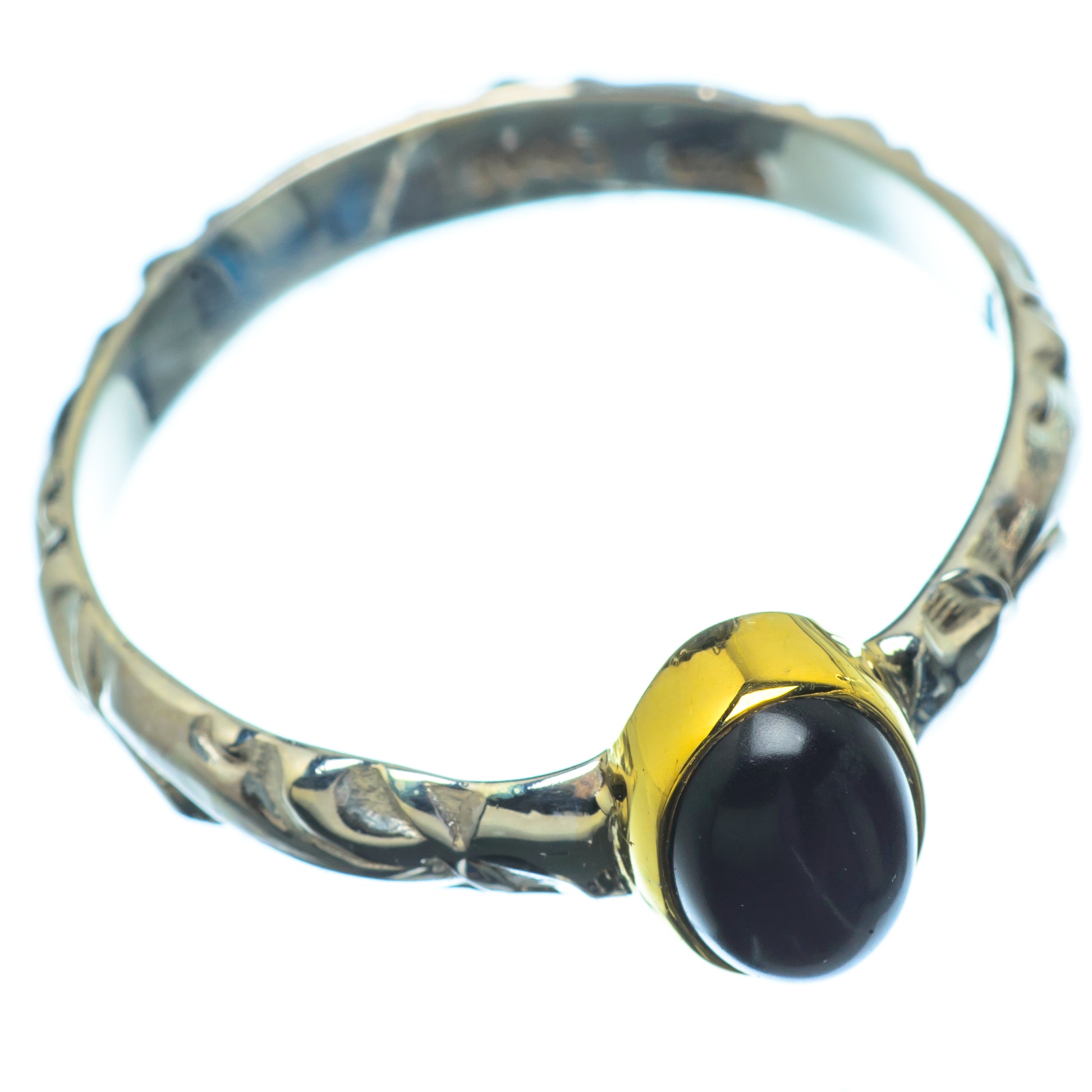 Black Onyx Rings handcrafted by Ana Silver Co - RING9488