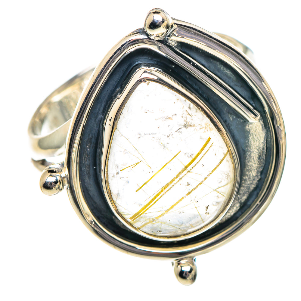 Rutilated Quartz Rings handcrafted by Ana Silver Co - RING94881