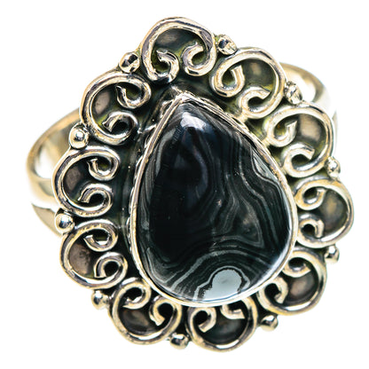 Psilomelane Rings handcrafted by Ana Silver Co - RING94883