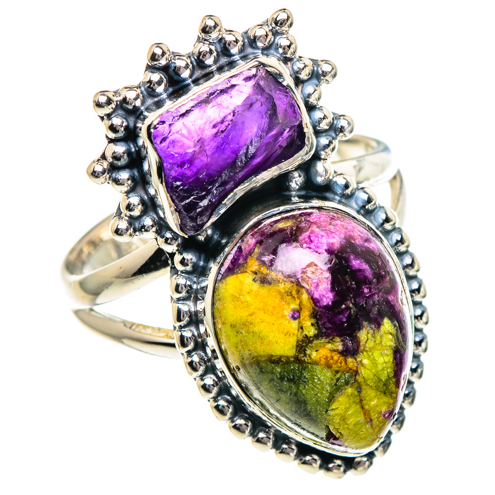 Atlantisite, Amethyst Rings handcrafted by Ana Silver Co - RING94890