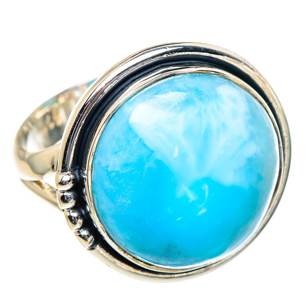 Larimar Rings handcrafted by Ana Silver Co - RING94894