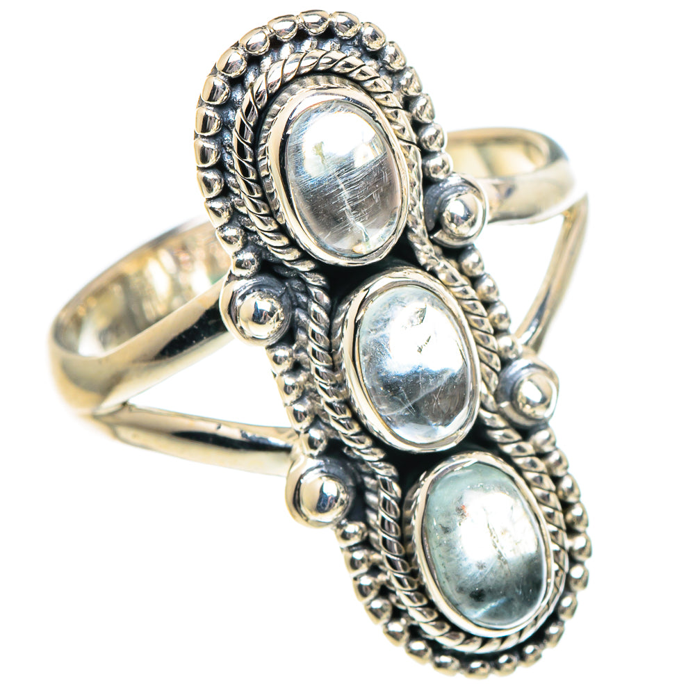 Aquamarine Rings handcrafted by Ana Silver Co - RING94896