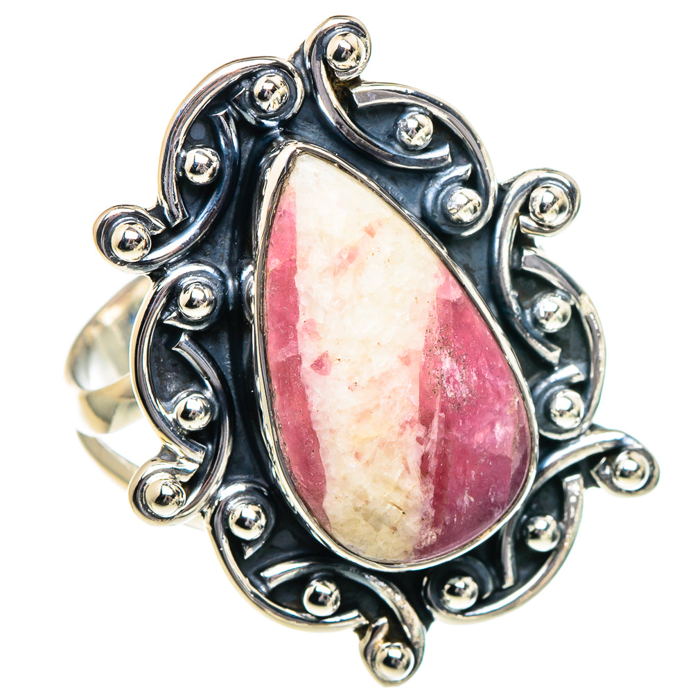 Rhodochrosite Rings handcrafted by Ana Silver Co - RING94904 - Photo 2