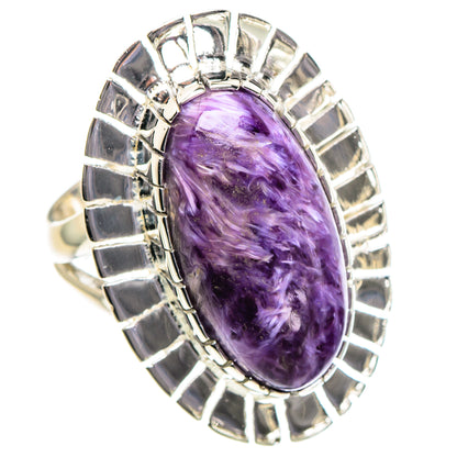 Charoite Rings handcrafted by Ana Silver Co - RING94907