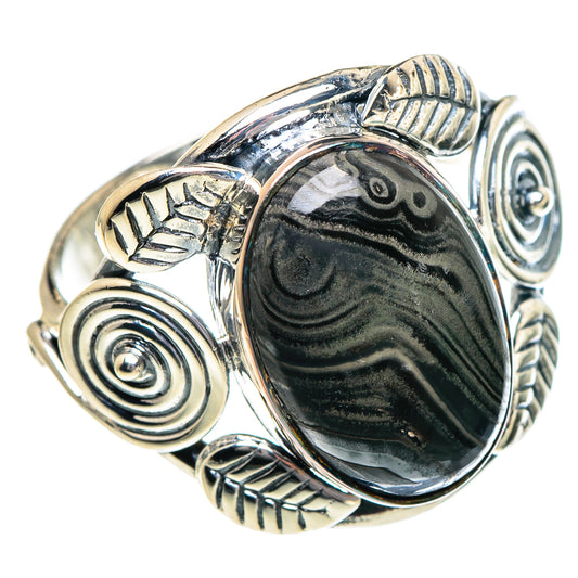 Psilomelane Rings handcrafted by Ana Silver Co - RING94911