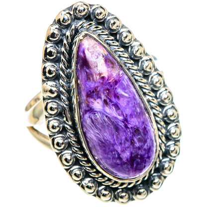Charoite Rings handcrafted by Ana Silver Co - RING94931