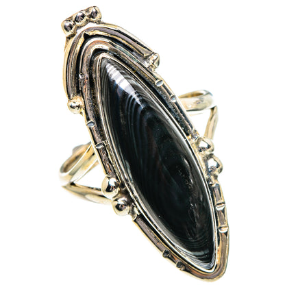 Psilomelane Rings handcrafted by Ana Silver Co - RING94933