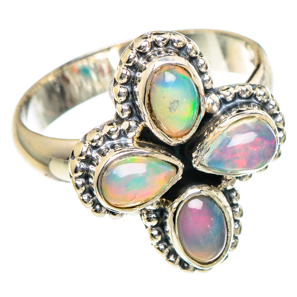 Ethiopian Opal Rings handcrafted by Ana Silver Co - RING94938