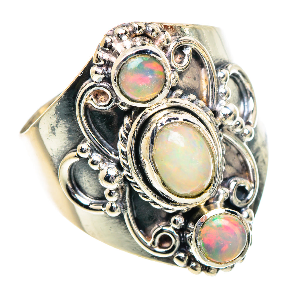Ethiopian Opal Rings handcrafted by Ana Silver Co - RING94939