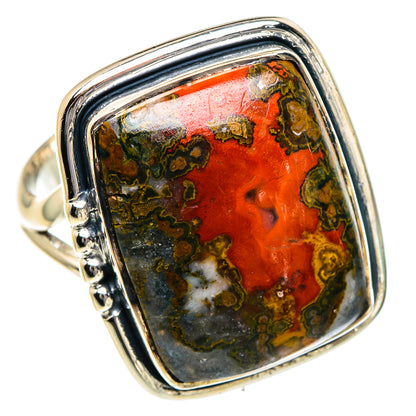 Morocco Agate Rings handcrafted by Ana Silver Co - RING94952