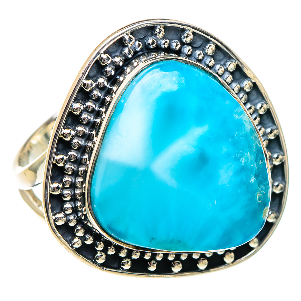 Larimar Rings handcrafted by Ana Silver Co - RING94975
