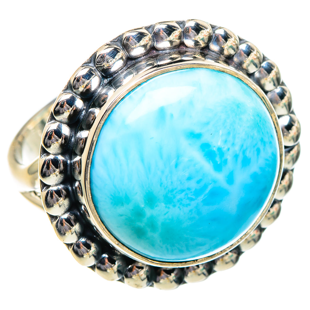 Larimar Rings handcrafted by Ana Silver Co - RING94984